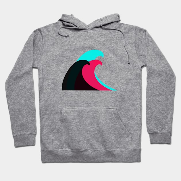 TikTok Waves Hoodie by stickisticki